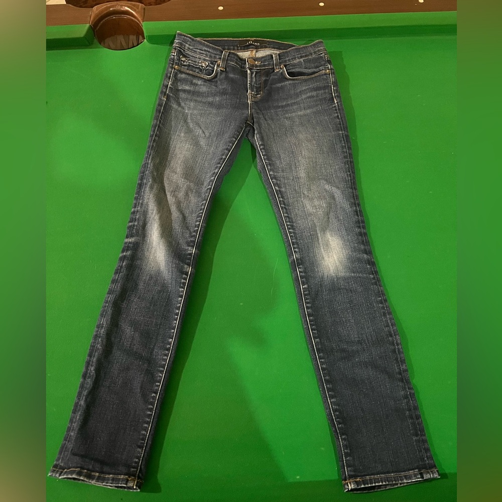 J Brand Sz.26 Dark Blue Straight Leg Jeans